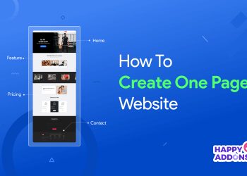 How To create One Page Website